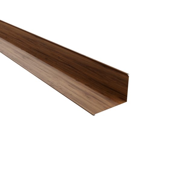 Wandanschluß, 220x150 mm - 90° Stahl= 0,50 mm, 35µm Strukturpolyester/RSB
