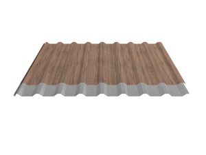 W-20/1100SC, Holzoptik Eiche dunkel D=0,50 mm, 35µm Strukturpolyester/RSB
