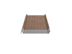 W-33/500LE, Farbe Holzoptik Eiche dunkel D=0,50 mm, 35µm Strukturpolyester/RSB