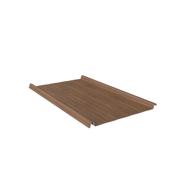 W-33/500LR, Farbe Holzoptik Eiche dunkel D=0,50 mm, 35µm Strukturpolyester/RSB