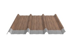 W-45/1000SC, Holzoptik Eiche dunkel D=0,50 mm, 35µm Strukturpolyester/RSB