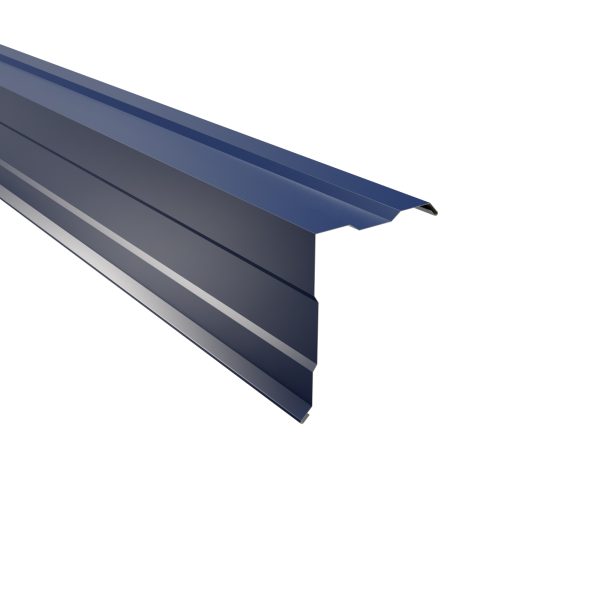Ortgangwinkel, gesickt, 210x160 mm - 90° Stahl= 0,50 mm, 25µm Polyester/RSB
