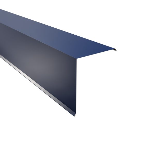 Ortgangwinkel, gesickt, 115x115x2000 mm Stahl= 0,50 mm, 25µm Polyester/RSB
