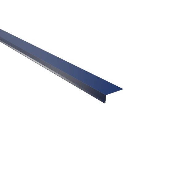 Traufenblech, 30x80 mm - 90° Stahl= 0,50 mm, 25µm Polyester/RSB