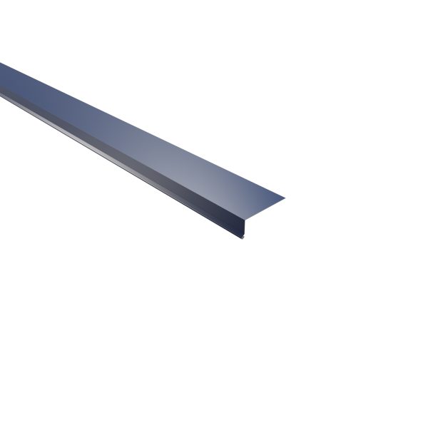 Traufenblech, 30x80 mm - 100° Stahl= 0,50 mm, 25µm Polyester/RSB