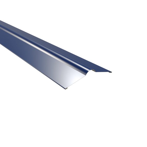 Firstbleche, flach, 140x140 mm 25µm Polyester, RAL 5010-enzianblau