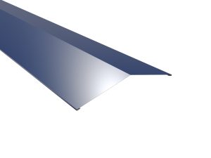 Firstblech, flach, 198x198 mm - 150° Stahl= 0,50 mm, 25µm Polyester/RSB