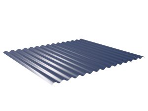 W-1/1064LK, RAL 5010-enzianblau Profil 76/18-Sinus, D=0,50 mm, 25µm Polyester/RSB