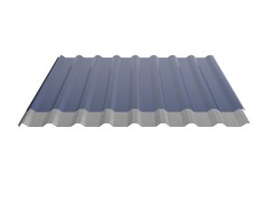 W-20/1100LR, RAL 5010-enzianblau D=0,50 mm, 25µm Polyester/RSB