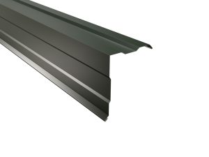 Ortgangwinkel, gesickt, 115 x115 mm 25µm Polyester, RAL 6020-chromoxidgrün