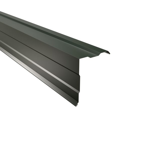 Ortgangwinkel, gesickt, 115 x115 mm 25µm Polyester, RAL 6020-chromoxidgrün