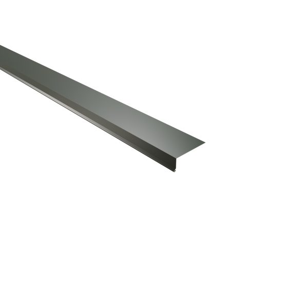 Traufenblech, 30x80 mm - 100° Stahl= 0,50 mm, 25µm Polyester/RSB