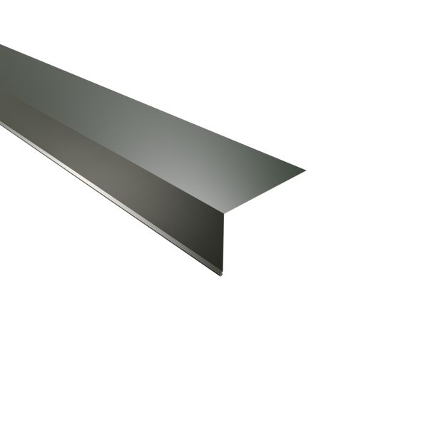 Traufenblech, 100x160 mm - 100° Stahl= 0,50 mm, 25µm Polyester/RSB