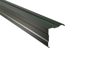 Außenecke, gesickt, 150x150 mm - 90° Stahl= 0,50 mm, 25µm Polyester/RSB