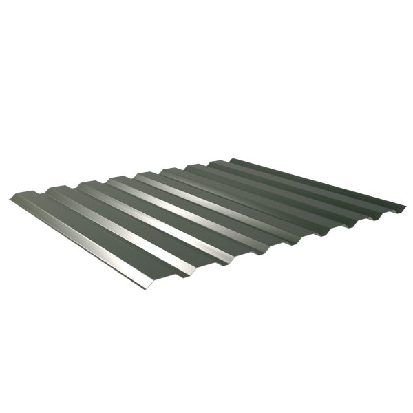 W-20/1100LA, RAL 6020-chromoxidgrün D=0,50 mm, 25µm Polyester/RSB