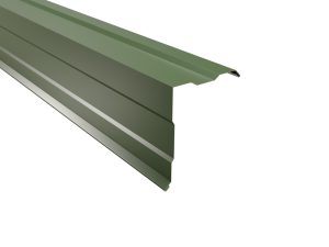 Ortgangwinkel, gesickt, 210x160 mm - 90° Stahl= 0,50 mm, 25µm Polyester/RSB