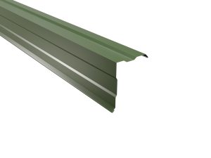 Ortgangwinkel, gesickt, 160x115 mm - 90° Stahl= 0,50 mm, 25µm Polyester/RSB