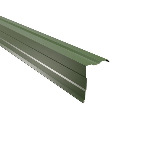 Ortgangwinkel, gesickt, 160x115 mm - 90° Stahl= 0,50 mm, 25µm Polyester/RSB