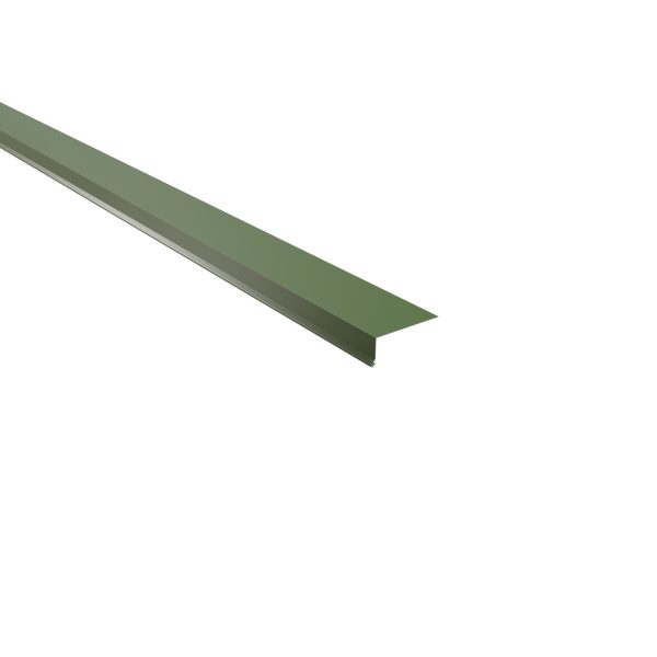 Traufenblech, 30x80 mm - 90° Stahl= 0,50 mm, 25µm Polyester/RSB