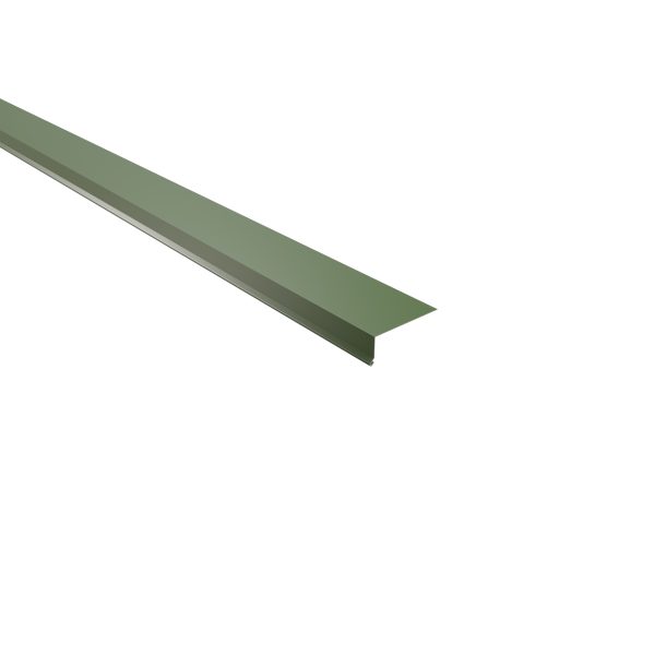 Traufenblech, 30x80 mm - 95° Stahl= 0,50 mm, 25µm Polyester/RSB