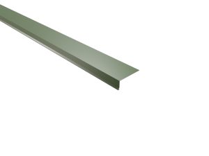 Traufenblech, 30x80 mm - 100° Stahl= 0,50 mm, 25µm Polyester/RSB