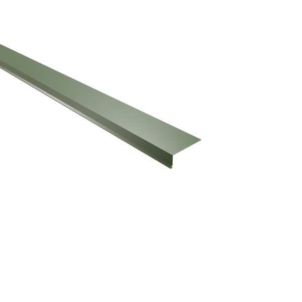 Traufenblech, 30x80 mm - 100° Stahl= 0,50 mm, 25µm Polyester/RSB
