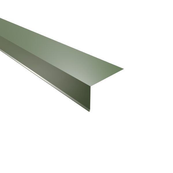 Traufenblech, 100x160 mm - 100° Stahl= 0,50 mm, 25µm Polyester/RSB