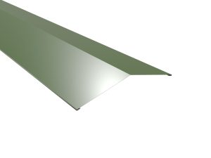 Firstblech, flach, 198x198 mm - 150° Stahl= 0,50 mm, 25µm Polyester/RSB