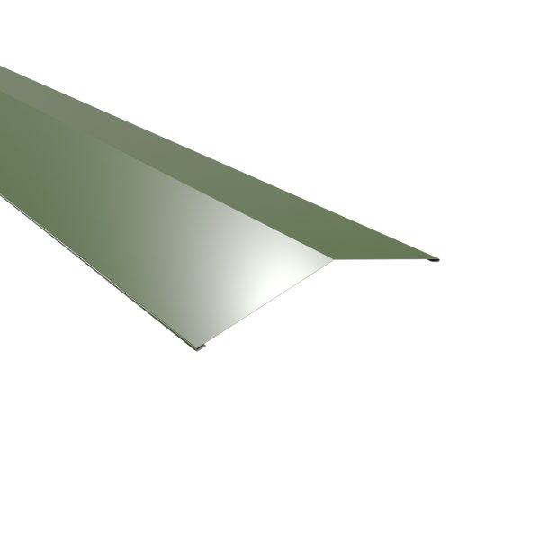 Firstblech, flach, 198x198 mm - 150° Stahl= 0,50 mm, 25µm Polyester/RSB