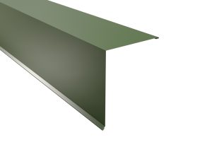 Pultabschluß, 250x200 mm - 90° Stahl= 0,50 mm, 25µm Polyester/RSB