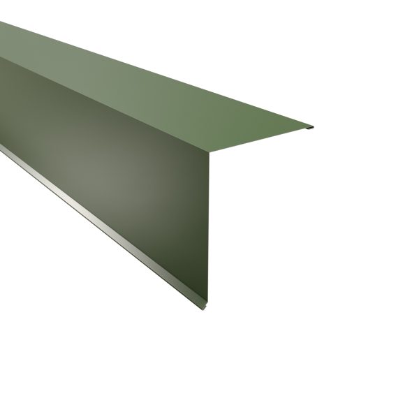Pultabschluß, 250x200 mm - 90° Stahl= 0,50 mm, 25µm Polyester/RSB