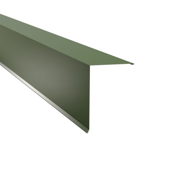 Pultabschluß, 250x200 mm - 80° Stahl= 0,50 mm, 25µm Polyester/RSB