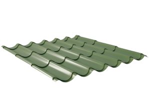 Typ 2/1060LK, RAL 6011-resedagrün D=0,50 mm, 25µm Polyester/RSB