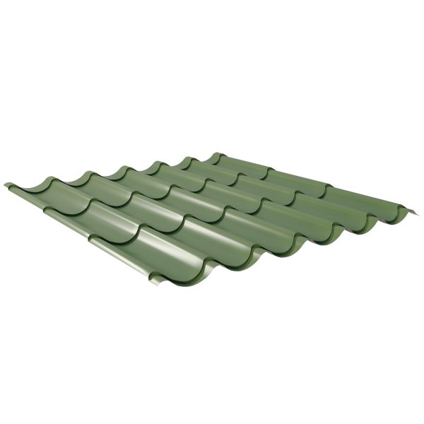 Typ 2/1060LK, RAL 6011-resedagrün D=0,50 mm, 25µm Polyester/RSB