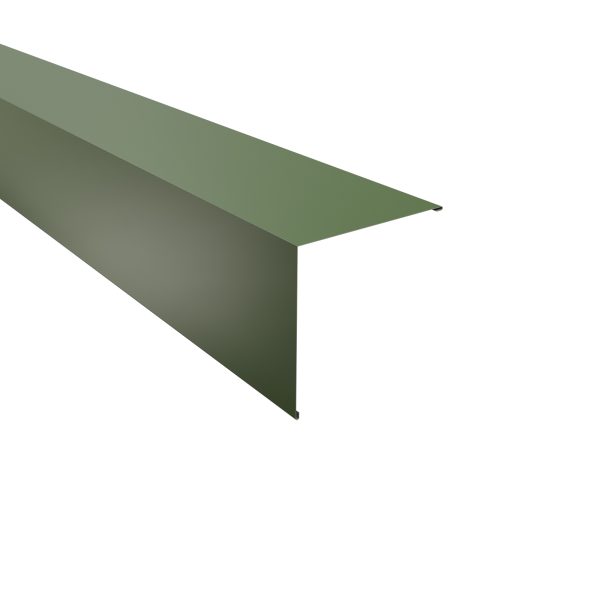 Außenecke, 195x195 mm - 90° Stahl= 0,50 mm, 25µm Polyester/RSB