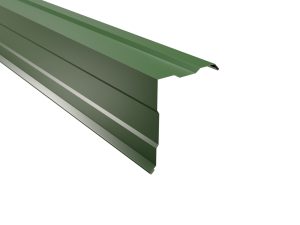 Ortgangwinkel, gesickt, 210x160 mm - 90° Stahl= 0,50 mm, 25µm Polyester/RSB