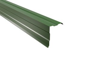 Ortgangwinkel, gesickt, 160x115 mm - 90° Stahl= 0,50 mm, 25µm Polyester/RSB