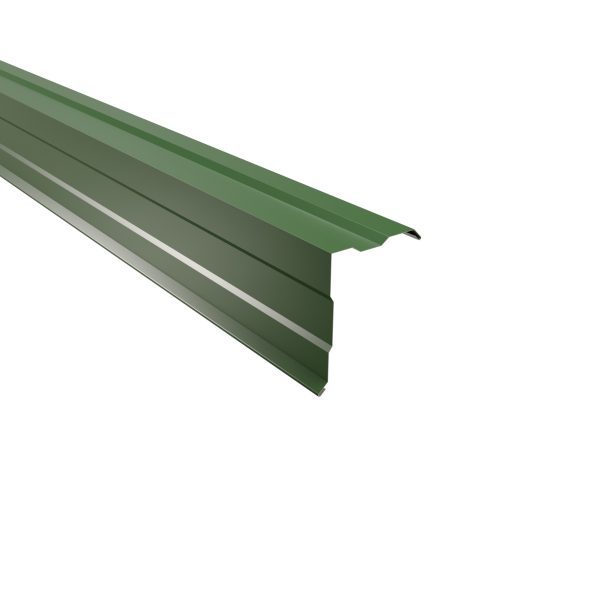 Ortgangwinkel, gesickt, 160x115 mm - 90° Stahl= 0,50 mm, 25µm Polyester/RSB