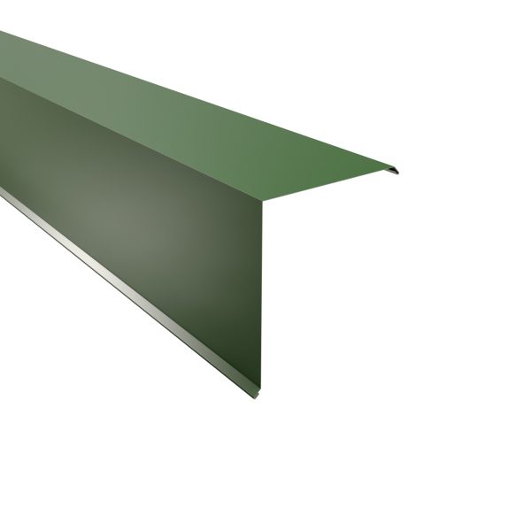 Ortgangwinkel, gesickt, 115x115x2000 mm Stahl= 0,50 mm, 25µm Polyester/RSB