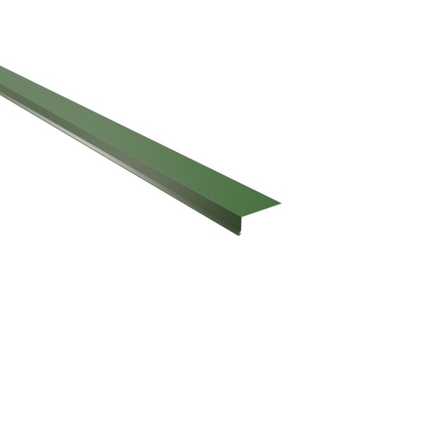 Traufenblech, 30x80 mm - 90° Stahl= 0,50 mm, 25µm Polyester/RSB