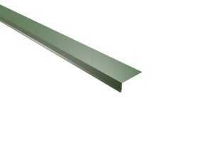 Traufenblech, 30x80 mm - 100° Stahl= 0,50 mm, 25µm Polyester/RSB
