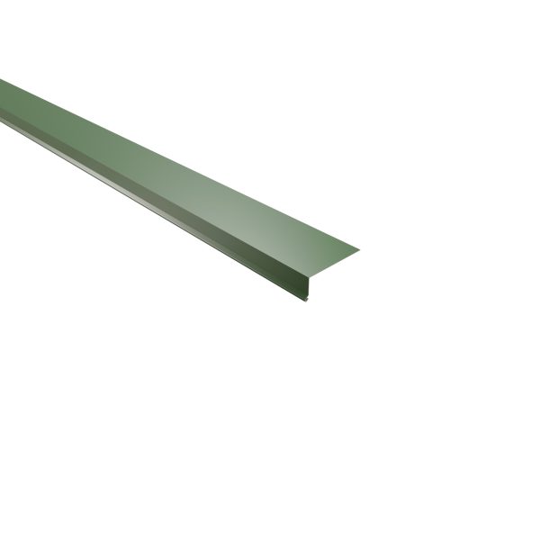 Traufenblech, 30x80 mm - 100° Stahl= 0,50 mm, 25µm Polyester/RSB