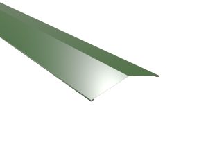 Firstblech, flach, 145x145 mm - 150° Stahl= 0,50 mm, 25µm Polyester/RSB