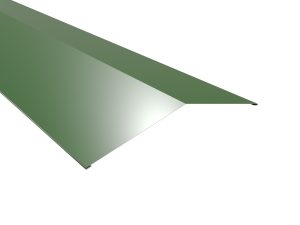 Firstblech, flach, 250x250 mm - 150° Stahl= 0,50 mm, 25µm Polyester/RSB