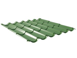 Typ 2/1060, RAL 6002-laubgrün D=0,50 mm, 25µm Polyester/RSB