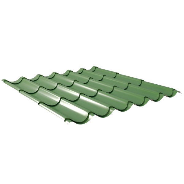Typ 2/1060, RAL 6002-laubgrün D=0,50 mm, 25µm Polyester/RSB