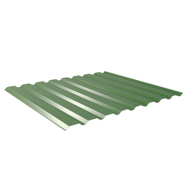 W-20/1100LK, RAL 6002-laubgrün D=0,50 mm, 25µm Polyester/RSB
