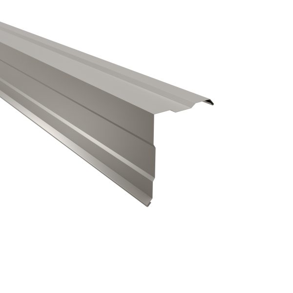 Ortgangwinkel, gesickt, 210x160 mm - 90° Stahl= 0,50 mm, 25µm Polyester/RSB
