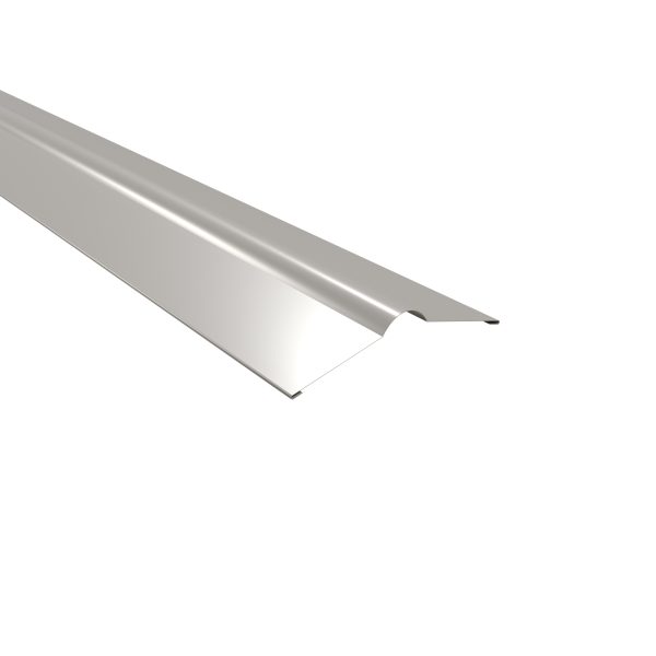 Firstbleche, flach, 140x140 mm 25µm Polyester, RAL 7035-lichtgrau