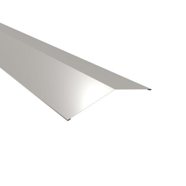 Firstblech, flach, 198x198 mm - 150° Stahl= 0,50 mm, 25µm Polyester/RSB